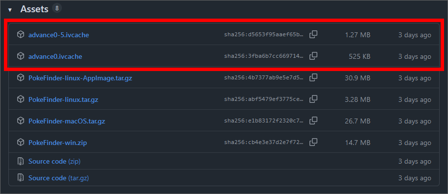 IV Cache download